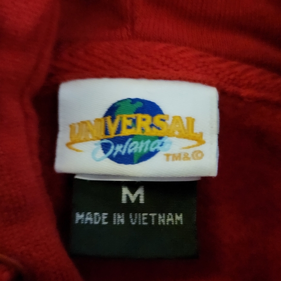 Universal Studios Dr. Seuss Thing 1 Red SweatShirt Hoodie  Unisex Size Medium - Picture 2 of 6